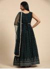 Georgette Stone Work Readymade Floor Length Gown - 1