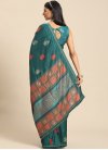 Silk Blend Contemporary Style Saree - 1