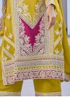 Chinon Embroidered Work Designer Palazzo Salwar Suit - 1