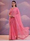 Sequins Work Georgette Designer Contemporary Style Saree For Festival - 2