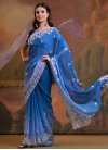 Georgette Embroidered Work Trendy Classic Saree - 2
