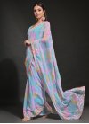 Georgette Traditional Designer Saree For Ceremonial - 3