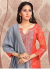 Chanderi Silk Trendy Straight Salwar Kameez For Ceremonial - 1