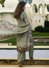 Crepe Silk Palazzo Style Pakistani Salwar Suit For Festival - 1
