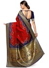 Woven Work Trendy Saree For Festival - 1