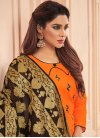Embroidered Work Cotton Trendy Churidar Suit - 1