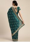 Embroidered Work Crepe Silk Trendy Classic Saree - 1