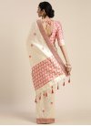 Jacquard Silk Designer Contemporary Style Saree - 1
