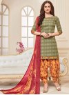 Cotton Designer Semi Patiala Salwar Suit For Casual - 1