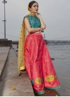 Satin Silk Designer A Line Lehenga Choli - 2