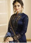 Satin Georgette Drashti Dhami Trendy Pakistani Salwar Kameez For Festival - 1