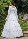 Embroidered Work Floor Length Trendy Gown - 1