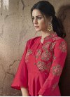 Tafeta Silk Embroidered Work Readymade Classic Gown - 1