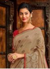 Chanderi Cotton Traditional Designer Saree For Casual - 1