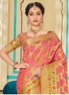 Woven Work Traditional Designer Saree For Ceremonial - 1