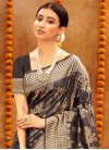 Woven Work Cotton Designer Contemporary Style Saree For Ceremonial - 1