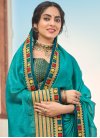 Embroidered Work Designer Traditional Saree For Ceremonial - 1