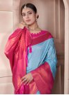 Woven Work Kanjivaram Silk Trendy Classic Saree For Ceremonial - 1