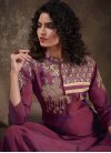 Embroidered Work Readymade Designer Gown - 1