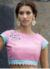 Pink and Turquoise Trendy Lehenga For Ceremonial - 1