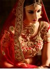 Stunning  Booti Work Designer A Line Lehenga Choli For Bridal - 2