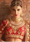 Delightful Booti Work Trendy Lehenga Choli For Bridal - 1