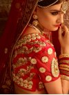 Delightful Booti Work Trendy Lehenga Choli For Bridal - 2