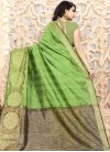 Linen Thread Work Traditional Designer Saree - 2