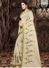 Organza Embroidered Work Contemporary Style Saree - 1