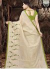 Organza Embroidered Work Contemporary Style Saree - 2