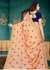 Faux Georgette Embroidered Work Designer Contemporary Style Saree - 2