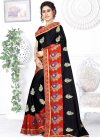 Embroidered Work Satin Silk Trendy Classic Saree - 1