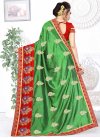 Embroidered Work Traditional Saree For Ceremonial - 2