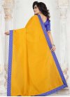 Lace Work Contemporary Style Saree - 2