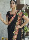 Silk Georgette Embroidered Work Trendy Classic Saree - 1