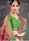 Thread Work Patola Silk Classic Saree For Ceremonial - 1