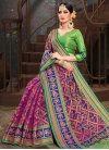 Patola Silk Thread Work Trendy Saree - 1
