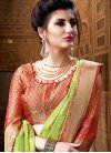 Thread Work Cotton Silk Designer Traditional Saree For Ceremonial - 1