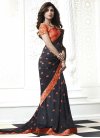 Shilpa Shetty Faux Georgette Traditional Saree For Ceremonial - 1