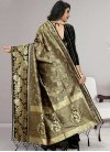 Art Silk Thread Work Classic Saree - 2