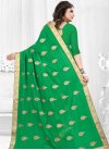 Faux Georgette Booti Work Traditional Saree - 2