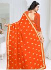 Faux Georgette Embroidered Work Designer Traditional Saree - 2