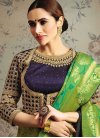 Jacquard Silk Designer Contemporary Saree - 1