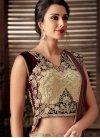 Jacquard Silk Designer Lehenga Saree - 1