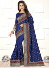 Embroidered Work Trendy Saree For Festival - 1
