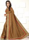 Embroidered Work Contemporary Style Saree - 1