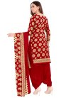 Cotton Trendy Semi Patiala Salwar Suit For Casual - 2