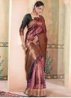 Woven Work Kanjivaram Silk Traditional Designer Saree - 1