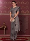 Embroidered Work Silk Blend Trendy Saree For Party - 1