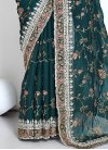 Satin Silk Designer Contemporary Style Saree - 1